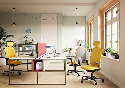 Office chair Halo - upholstered